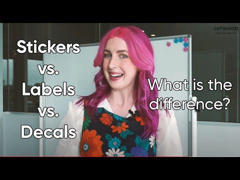 Stickers vs. Labels vs. Decals