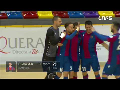 Gol Rafa Usín (1-1) Be Soccer CD UMA Antequera - Levante UD FS. J9, 1Div. LNFS