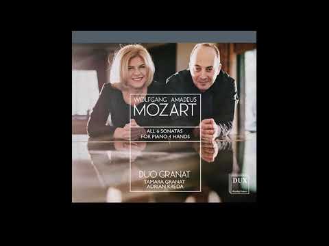 Duo Granat- Kreda Cd MOZART All 6 Sonatas for piano 4 hands Sonata in B flat major KV 358 Adagio