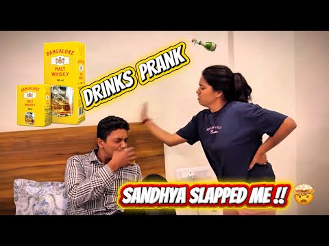 Finally drinks PRANK on Sandhya | #thej2k2 #prank #vlogs #comedy #drinks 