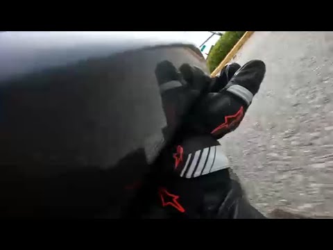 Motorcyclist dragged by car in violent road rage incident in Riverside caught on video