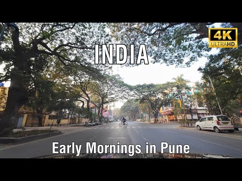 4K Drive through Heart of Pune City - India