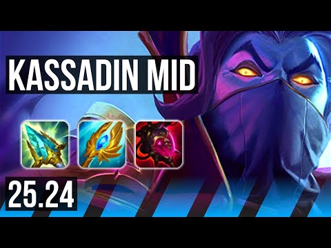 KASSADIN vs AHRI (MID) | 19/2/6 | KR Master | 25.24