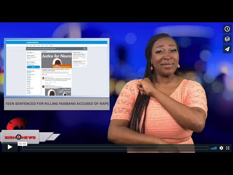 Teen sentenced for killing husband accused of rape (ASL - 5.13.18)