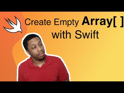 Create Empty Array Swift Tutorial