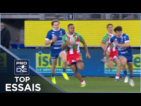 TOP Essais de la J18 – PRO D2 – Saison 2024-2025