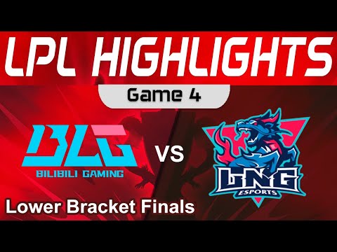 BLG vs LNG Highlights Game 4 LPL Summer Lower Bracket Finals 2023 Bilibili Gaming vs LNG Esports