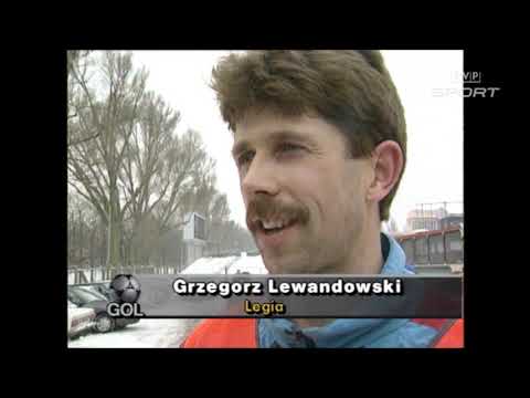 Piłka 1996 Legia w Lidze Mistrzów stadion ruina. Lewandowski Sokołowski Pisz Szczęsny Bednarz