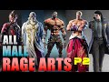 All Male Characters Rage Arts P2 TEKKEN 7 All Mens Rage Arts In TEKKEN7