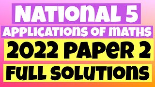 N5 Applications 2022 Paper 2
