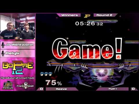 BoPME 12 Melee - Kyari (Falco) vs. Reeve (Marth) Winners Quarters