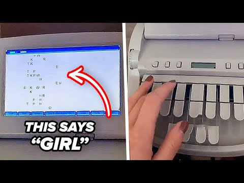A Court Reporter Demonstrates How To Use A Stenograph Machine And We're Still Confused