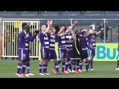 PO1 RSC Anderlecht - FC Brugge  atmosphere after the game