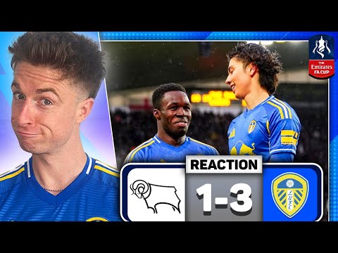 Derby County 1-3 Leeds United FA Cup Review | LEEDS ADVANCE! - BUT SOME PLAYERS DIDN'T IMPRESS!