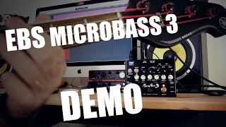 Video thumbnail for EBS MicroBass 3 DEMO by Erik Arkö