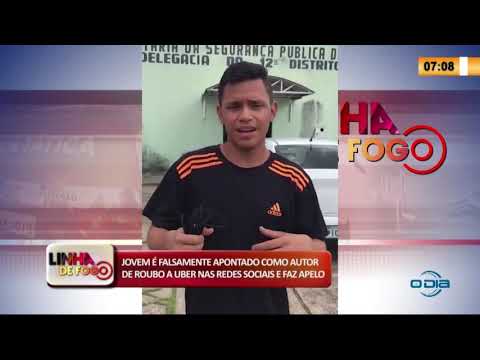Jovem eÌ falsamente apontado como autor de roubo a Uber e faz apelo (25 05 20)