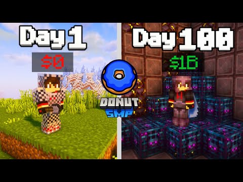 $0 to $1 Billion on the Donut SMP EP.1 $0 - $100mill