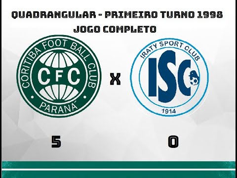 JOGO COMPLETO - Coritiba 5 x 0 Iraty - Quadrangular - Primeiro Turno 1998 - Segundo tempo
