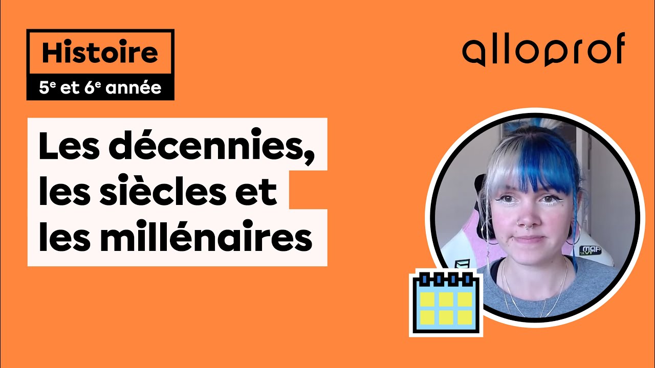 Les décennies, les siècles et les millénaires | Primaire