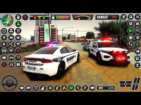 Police Car Chase Simulator 3D - Real Cop Cars Driving Multi-Storey - Android GamePlay