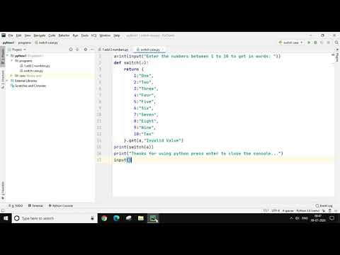 How To Create Switch Case In Python Software Developing