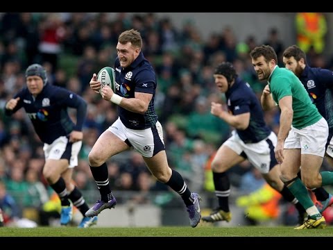 Stuart Hogg scores superb 55 metre try! | RBS 6 Nations