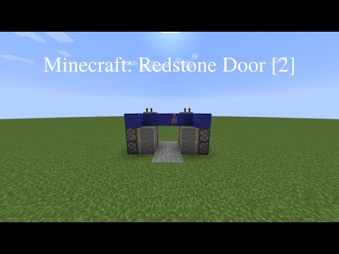 Minecraft: Redstone Door [Level 2] Jeb Door Bedrock/Java
