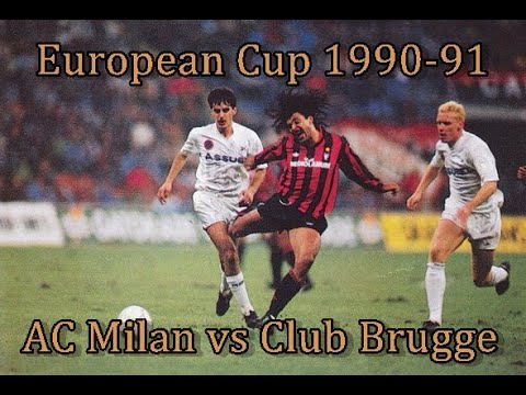 AC Milan - Club Brugge (European Cup 1990-91, second round)
