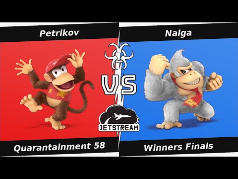 Quarantainment 58 Winners Finals - Petrikov (Diddy Kong) Vs Nalga (Donkey Kong) - SSBU