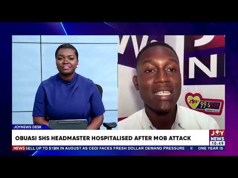 Obuasi SHS headmaster hospitalised after mob attack