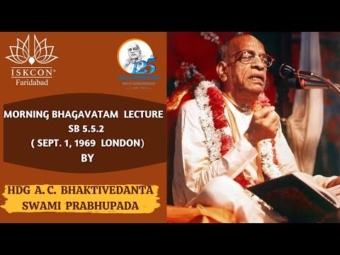SB 5.5.2 || HDG A. C. Bhaktivedanta Swami Prabhupada || ISKCON Faridabad Sri Radha Govind Dham