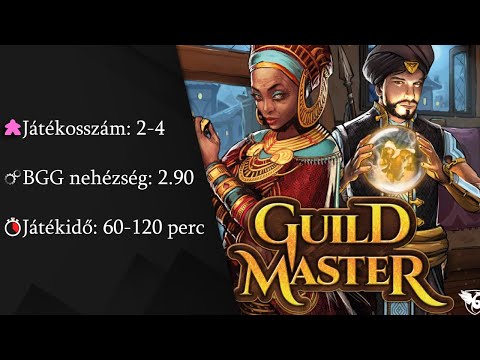 Guild Master részletes bemutató - egy hidden gem - Board Game Addicts