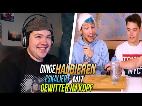 Dinge halbieren eskaliert etwas😅... mit Gewitter im Kopf | REAKTION