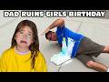 Daddy Temper Tantrum Drops Little Girl S Birthday Cake Original