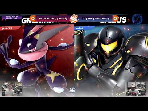 Clemson Smash Series 40 - LF - Anarchy (Greninja) vs. GO | NoTag (Samus, Mario) - SSBU