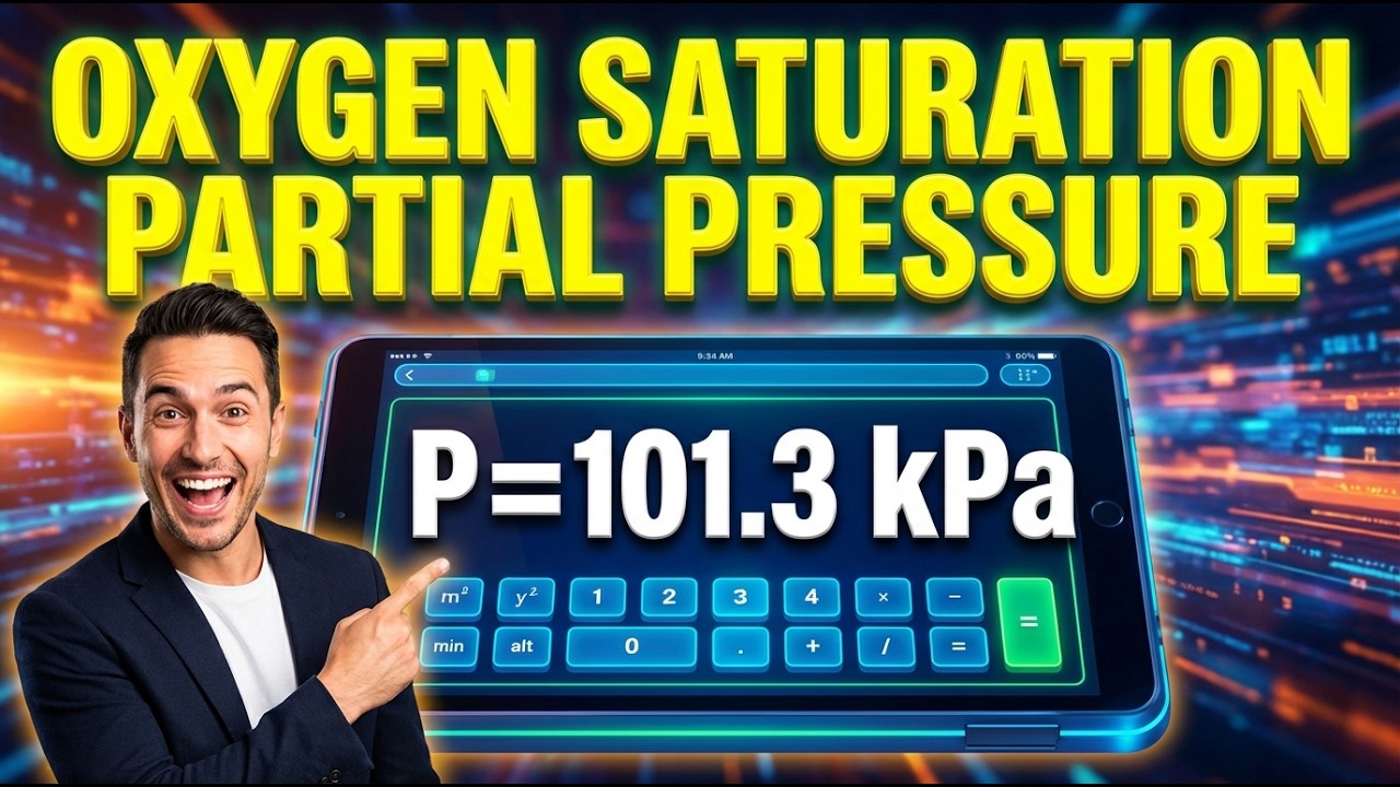 Oxygen Saturation Partial Pressure Interactive Calculator