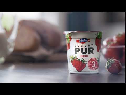 Emmi Jogurtpur. 100% Genuss – nur 3 Zutaten