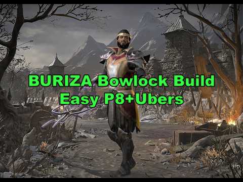 Buriza P8+Ubers Bowlock Guide - D2R Warlock