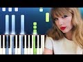 Taylor Swift - ME! Piano Tutorial (ft. Brendon Urie of Panic! At The Disco)