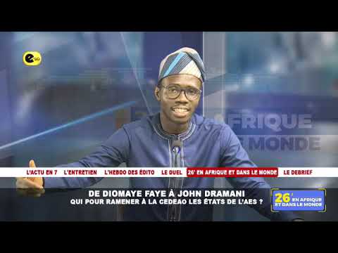 🛑De Diomaye Faye à John Dramani : qui pour ramener à la CEDEAO les États de l'AES