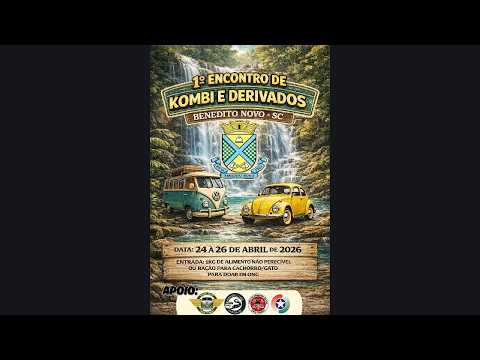 1° Encontro de Kombi em Benedito Novo SC