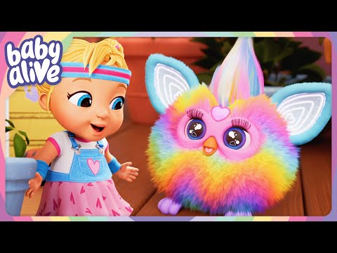 Harper meets a magical Furby! ✨ BRAND NEW Baby Alive Season 4 👶 Cartoons For Kids