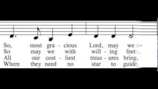 As with Gladness Men of Old - Alto Only - Learn How to Sing Christmas Carols