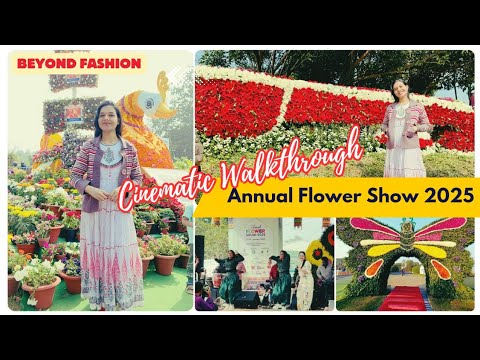 A Cinematic Walkthrough ||Annual Flower Show'2025 🌹🌼🪴 Aseema Panda Music Concert || BeyondFashion