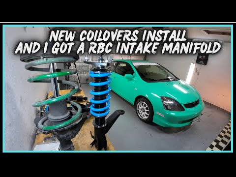 EP3 GETS NEW COILOVERS & RBC INTAKE MANIFOLD