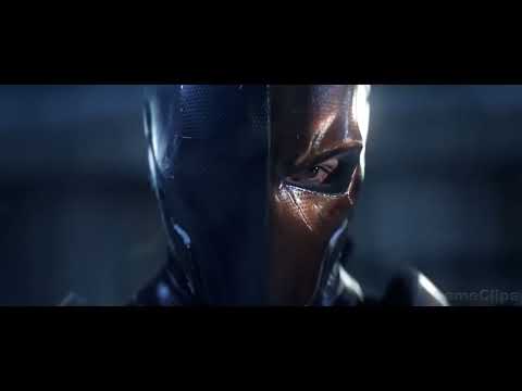 BATMAN Vs DEATHSTROKE Fight Scene Cinematic 4K ULTRA