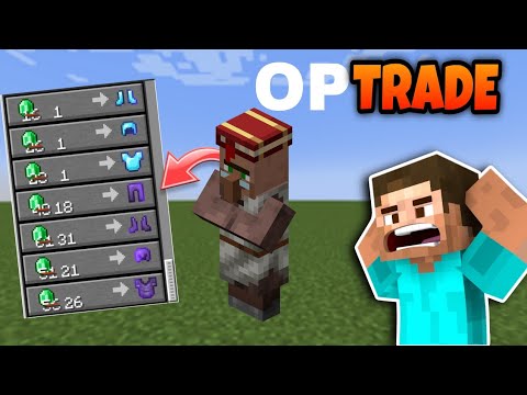 Insane Minecraft Villager Trades - OP Items!