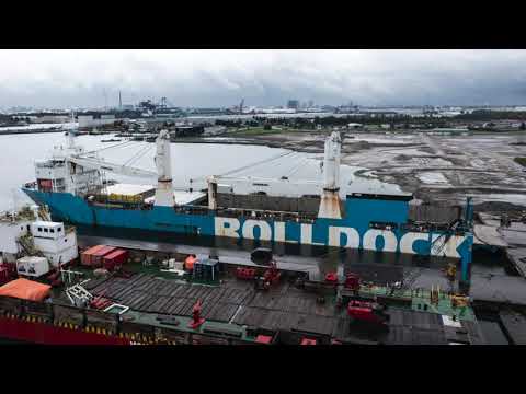 Transport of 1400 tons Drilling Cantilever Unit