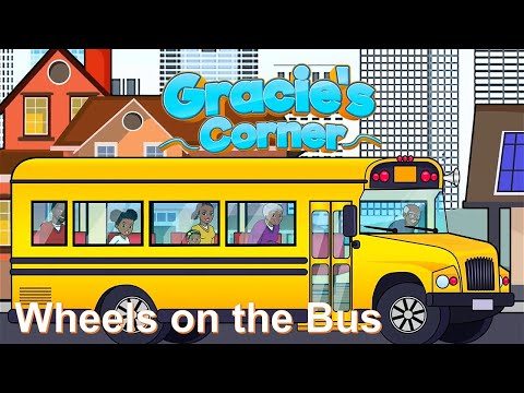 Wheels on the Bus | Gracie’s Corner | Nursery Rhymes + Kids Songs