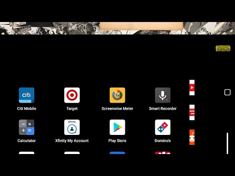 Android 11 bug on Surface Duo. Vertical book mode app tray icons